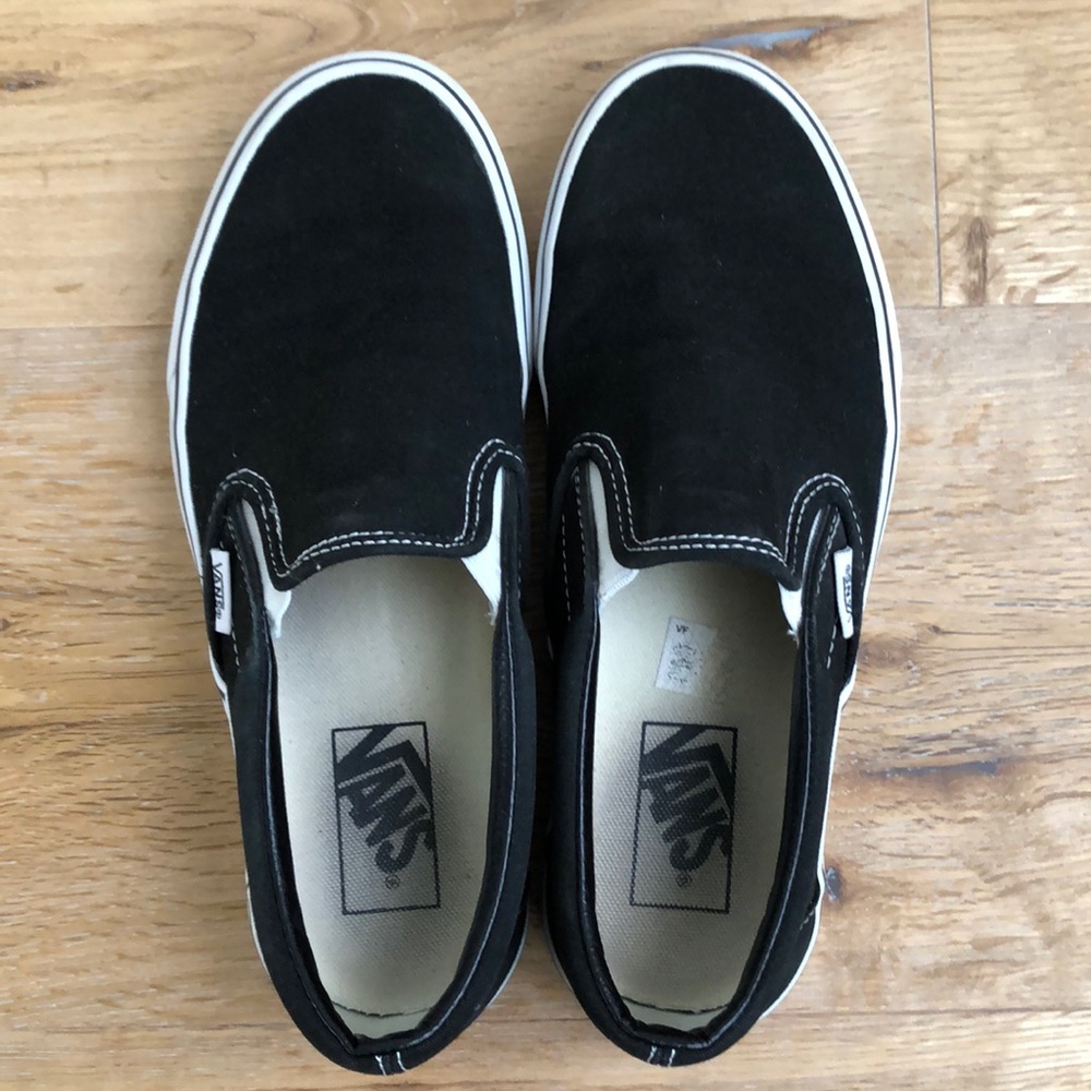 Black Slip on Vans